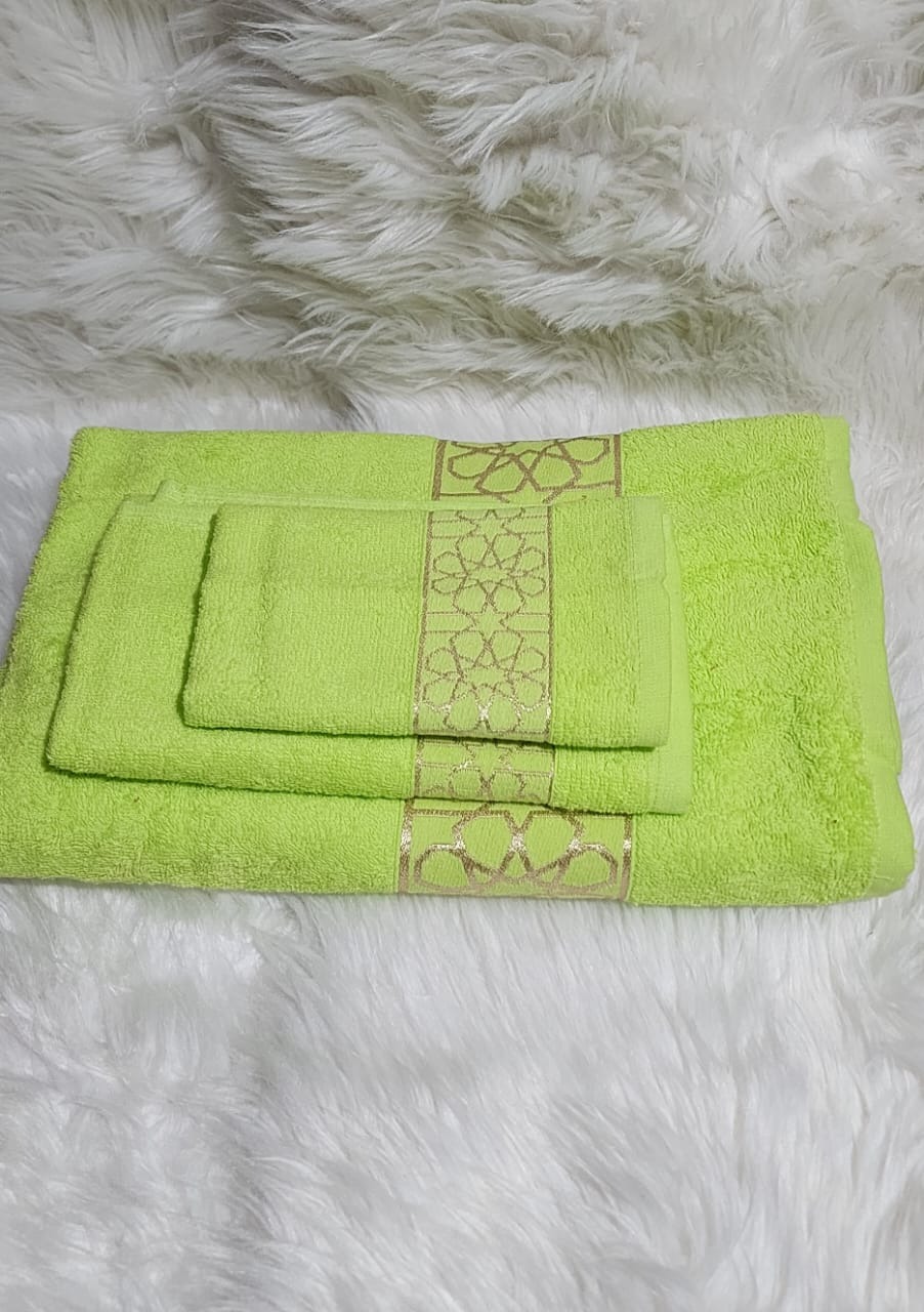 3Pc Egyptian Cotton Towels