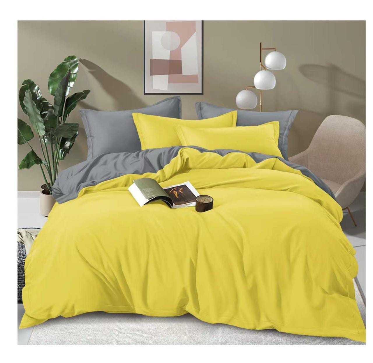 6X7 Plain Double Sided Cotton Duvet Covers - Image 5