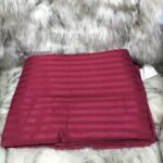 7X8 Extra King Size Stripped Cotton Bedsheet