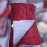 6X7 Single Plain Velvet Fleece Duvet