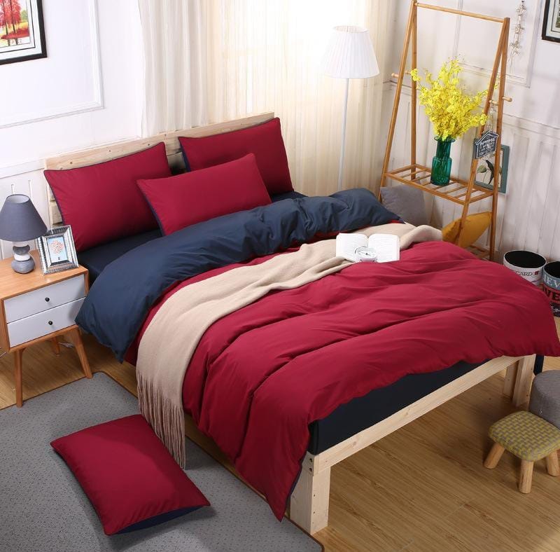 6X7 Plain Double Sided Cotton Duvet Covers - Image 4
