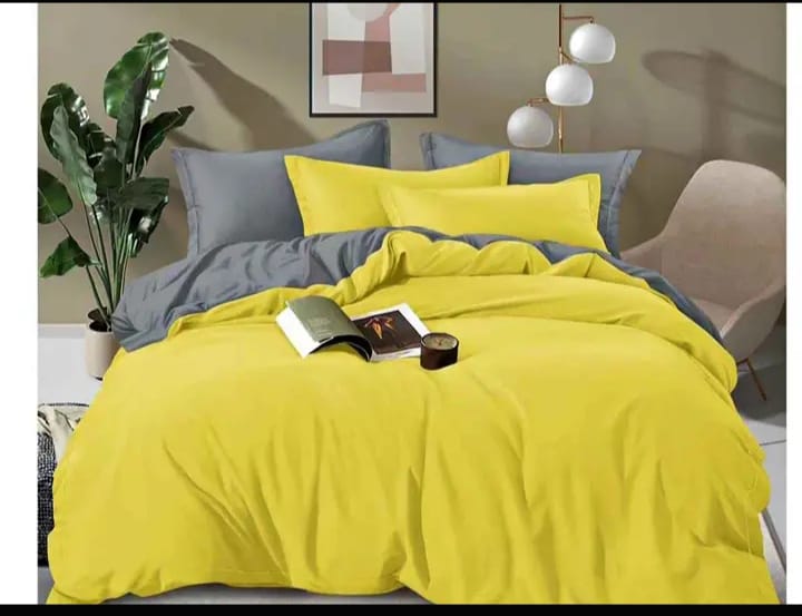 6X7 Double Sided Duvet Cover Pure Cotton 1 Bedsheet 4 Pillow Cases - Image 4