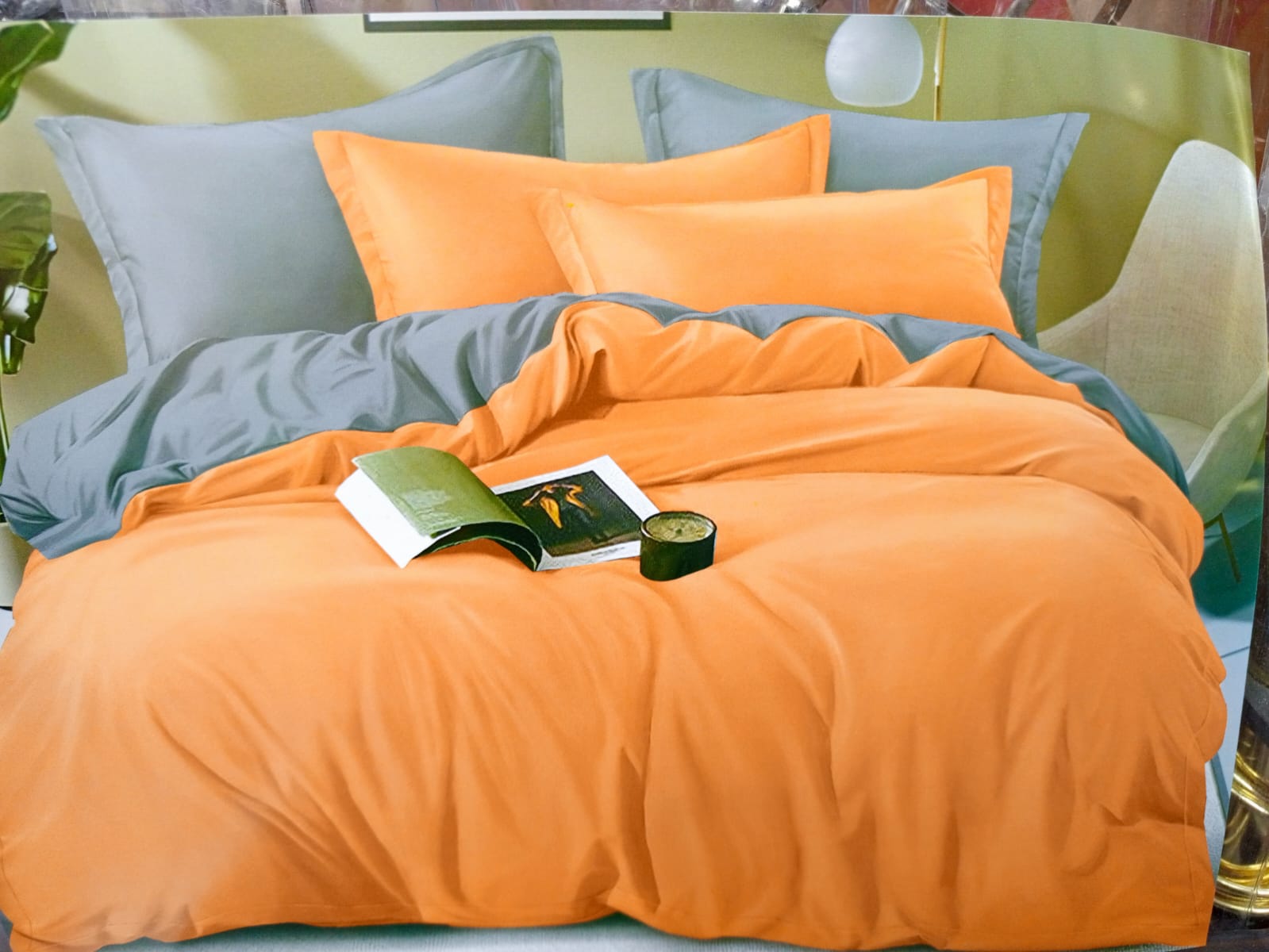 6X7 Double Sided Duvet Cover Pure Cotton 1 Bedsheet 4 Pillow Cases - Image 7