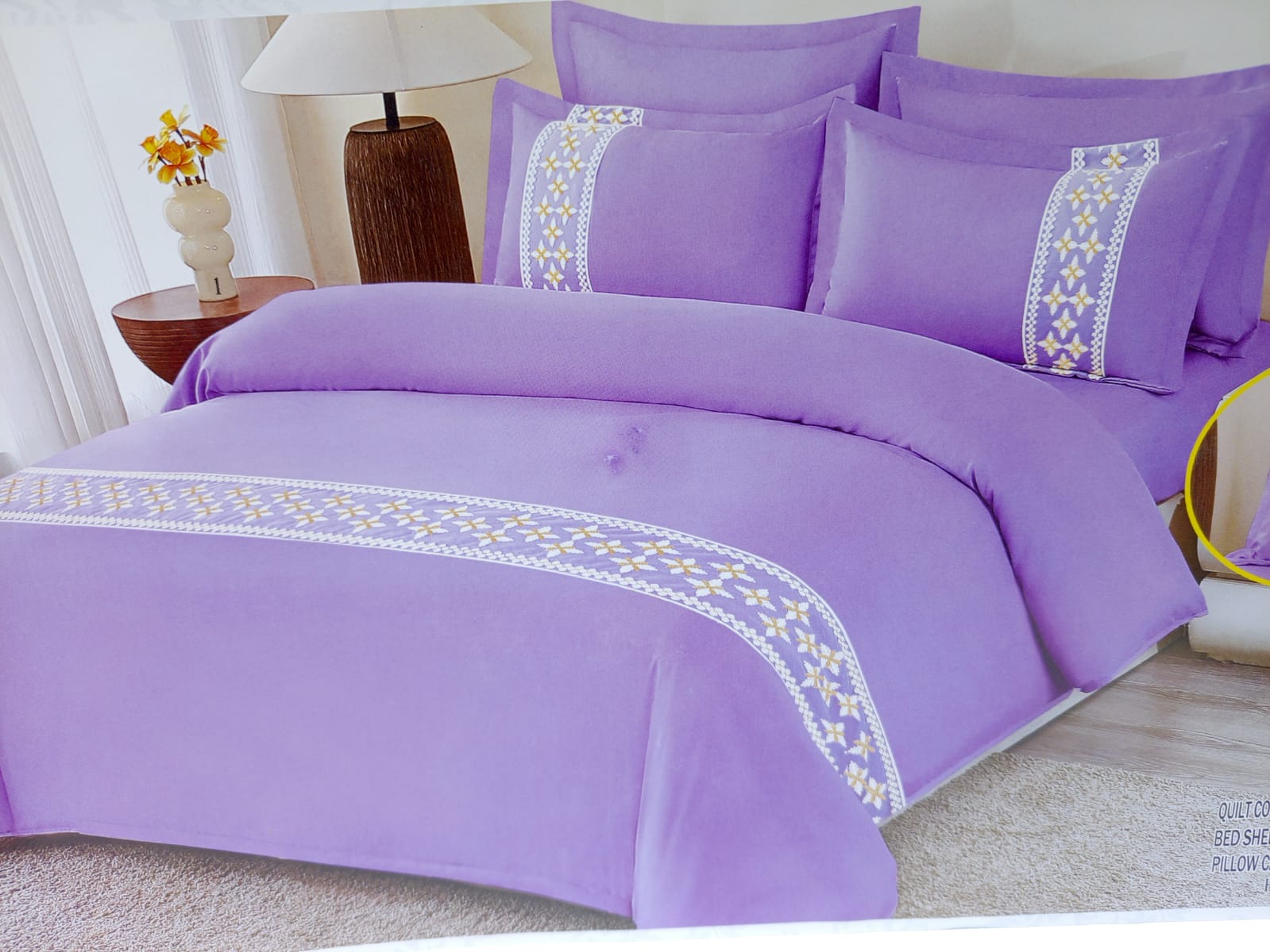 6X6 Tufted Duvet Cover 6Pc - Image 4