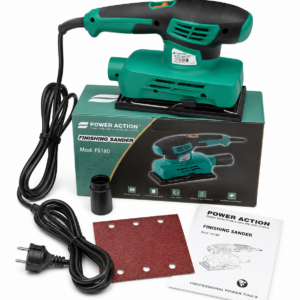 Power Action FS180 Finishing Sander – Professional Electric Wood Sander