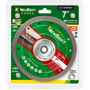 NEWBEAT 7 Inch (180mm) Diamond Saw Blade – Heavy Duty Concrete, Brick & Masonry Cutting Dis