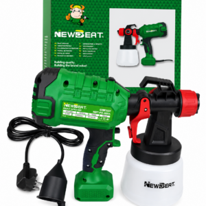 NEWBEAT Electric Paint Sprayer 800W – Professional HVLP Spray Gun with 800ml Container