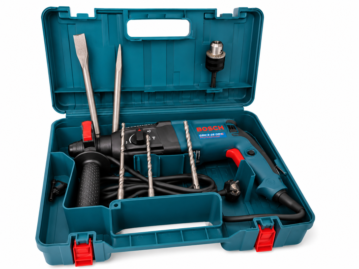 Bosch GBH 2-26 DRE Professional Rotary Hammer Drill 800W – SDS Plus Demolition & Concrete Drill