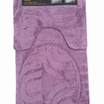 Luxury 3-Piece Bathroom Mat Set – Soft Plush Non-Slip Bath & Toilet Rug Set