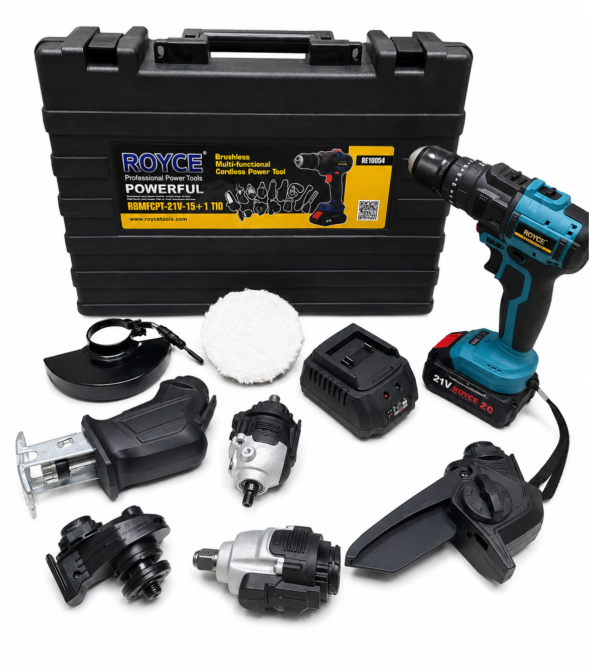 Royce Professional 21V Brushless Cordless Combo Kit