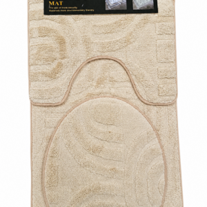 Luxury 3-Piece Soft Plush Bathroom Mat Set – Non-Slip Bath, Toilet & Contour Rug Set