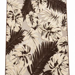Luxury Tropical Leaf Area Rug – Modern Soft Living Room Carpet 7x10