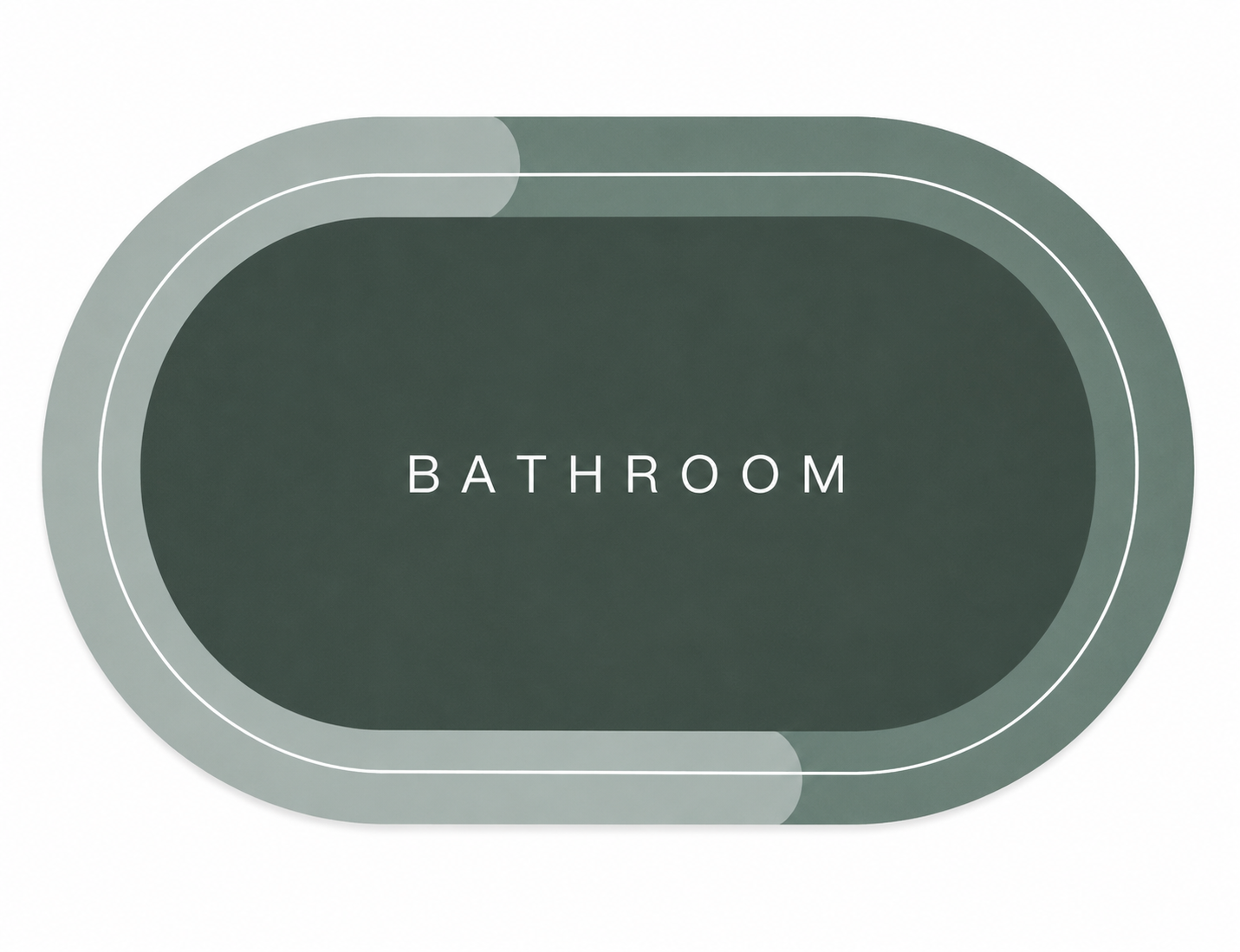 Absorbent Bathroom Mat 40cm x 60cm – Soft Quick Dry Non-Slip Floor Rug