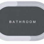 Absorbent Bathroom Mat 40cm x 60cm – Soft Quick Dry Non-Slip Floor Rug