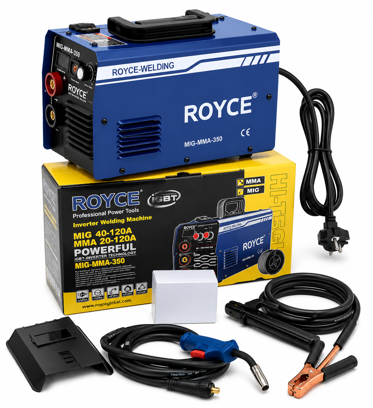 Royce MIG-MMA-350 Inverter Welding Machine – 350A MIG & ARC Welder with IGBT Technology