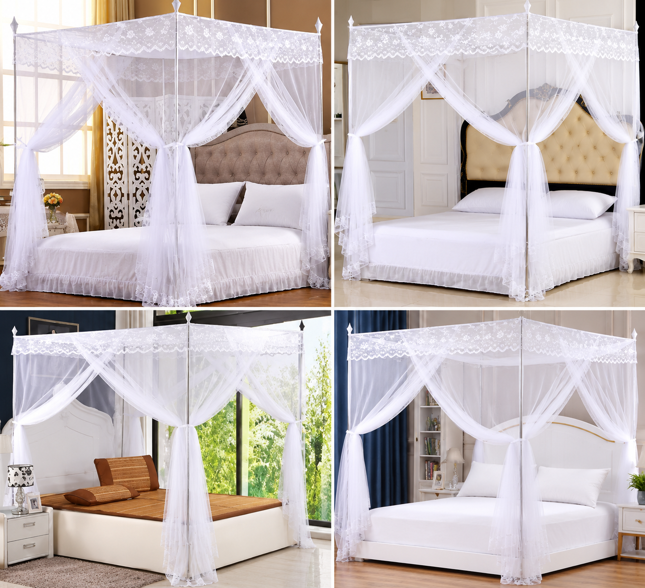: 4 Stand Mosquito Net 4x6