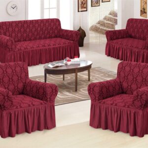 Imported Jacquard Loose Sofa Covers 7 Seater Set (3:2:1:1)