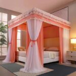 : 4 Stand Palace Canopy Mosquito Net 6x6