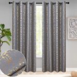 Marble Velvet Blackout Curtain Set – Heavy Blackout Panels with 3M Sheer
