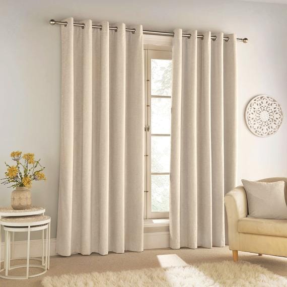 3 Piece Curtain Set – 2 Curtains (1.5M + 1.5M) & 1 Sheer 3M, Height 2.5M