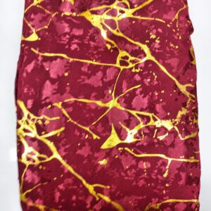 Marble Velvet Blackout Curtain Set – Heavy Blackout Panels with 3M Sheer