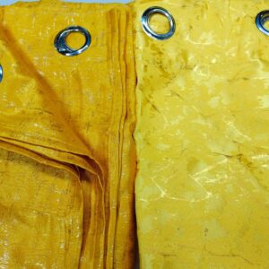 Marble Velvet Blackout Curtain Set – Heavy Blackout Panels with 3M Sheer