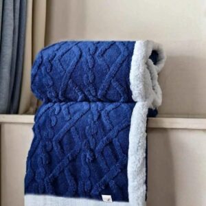 Luxury Sherpa Fleece Blanket 6×7 – Ultra Soft Warm Winter Blanket
