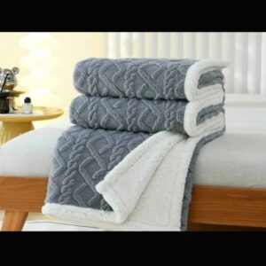 Luxury Sherpa Fleece Blanket 6×7 – Ultra Soft Warm Winter Blanket