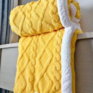 Luxury Sherpa Fleece Blanket 6×7 – Ultra Soft Warm Winter Blanket
