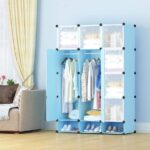 3 Column Plastic Wardrobe Closet 165cm x 111cm x 47cm | Portable Storage Organizer