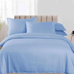 4 Piece Duvet Cover Set 6×7 – 1 Duvet Cover, 1 Flat Bedsheet & 2 Pillow Cases