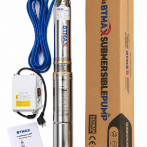 BTMAX 0.75HP Deep Well Submersible Water Pump – German Technology, 100% Pure Copper Motor
