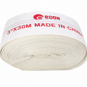 EDON 3 Inch Canvas Hose Pipe 30M | Lay-Flat Water Discharge Hose for Water Pumps