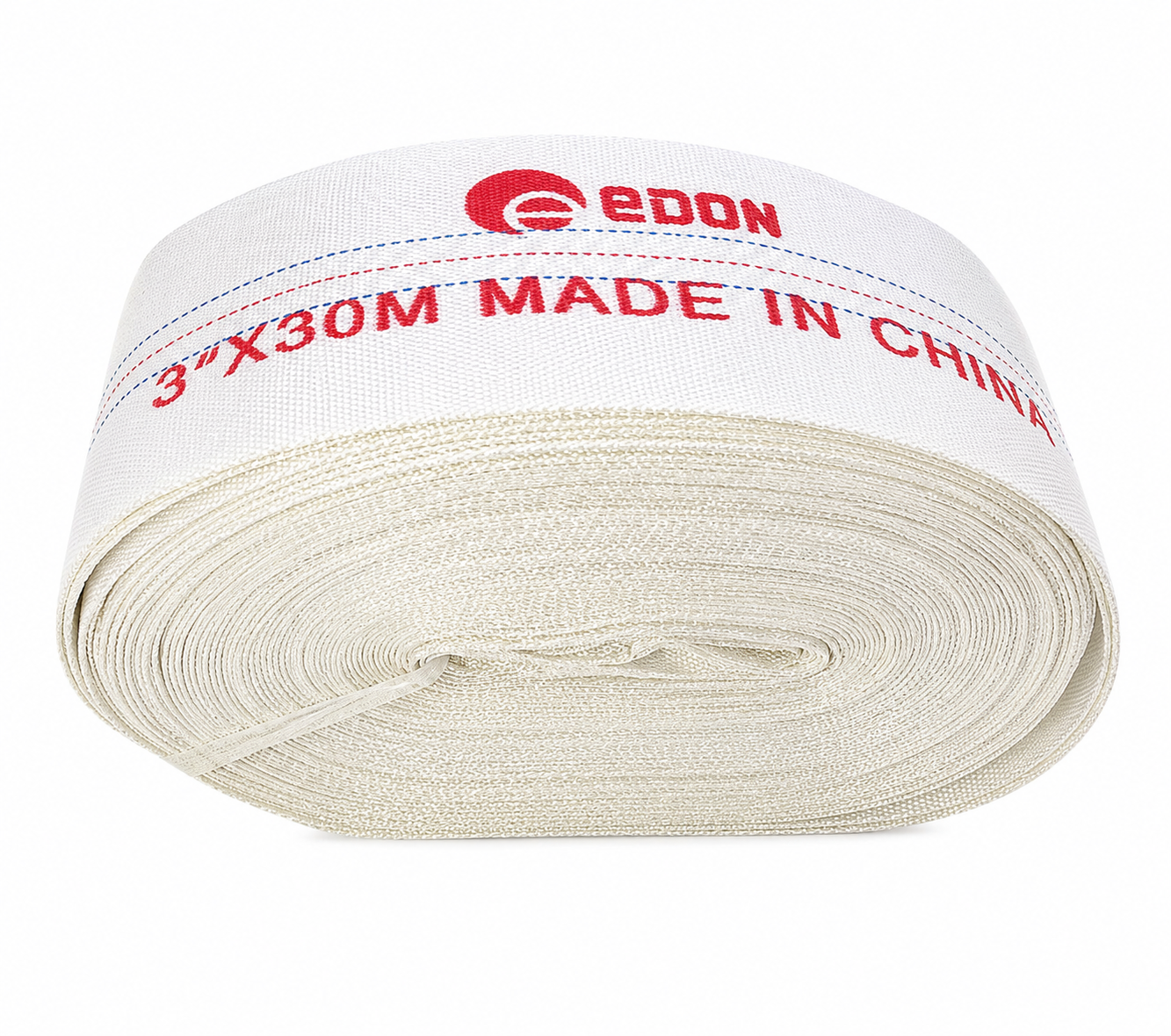 EDON 3 Inch Canvas Hose Pipe 30M | Lay-Flat Water Discharge Hose for Water Pumps