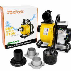 2HP Solar Water Pump 1500W 110V | High-Efficiency Borehole & Irrigation Pump