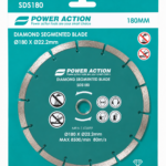 POWER ACTION Diamond Segmented Blade 7" (180mm) | Concrete Cutting Blade Kenya