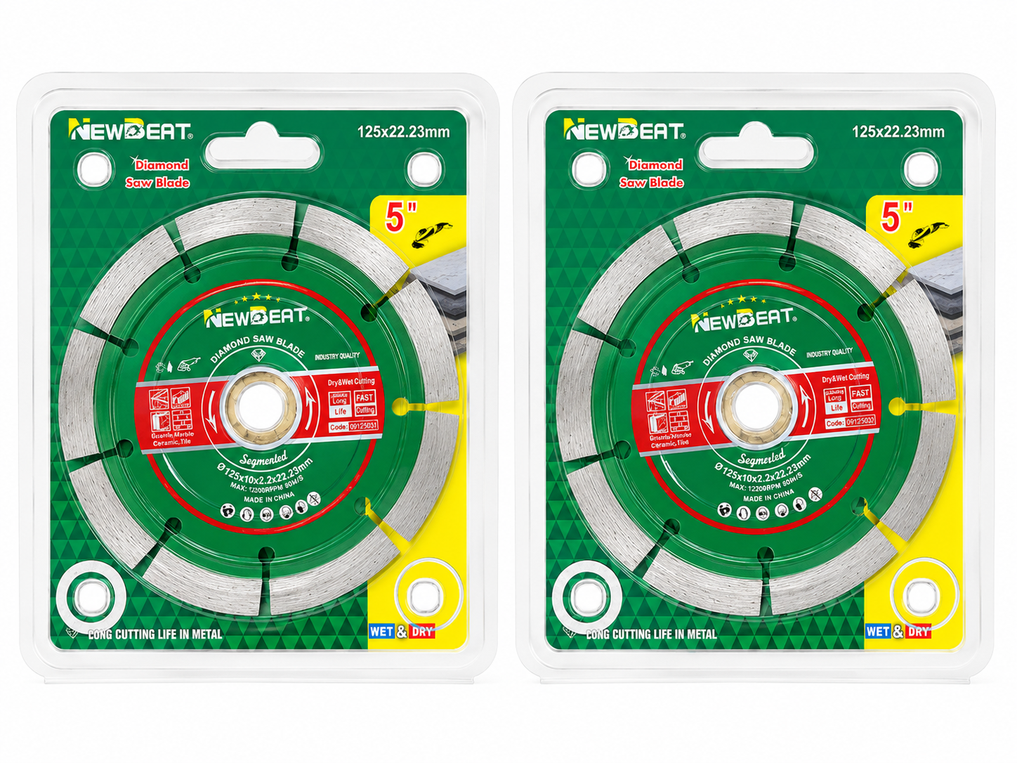 NEWBEAT 5 Inch Diamond Segmented Saw Blade 125mm | Concrete & Tile Cutting Blade Kenya