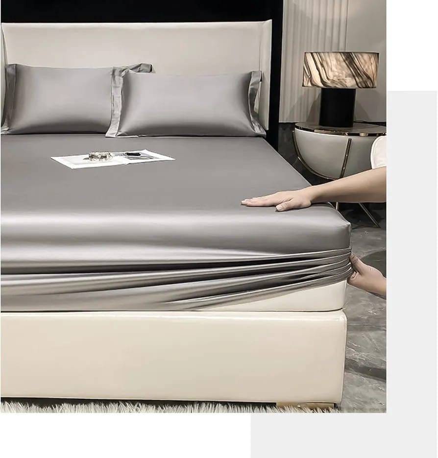 5x6 Waterproof Bamboo Mattress Protector with 2 Cotton Pillowcases – Terry Cloth Fitted Mattress Cover - Image 2