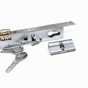 Euro Profile Mortise Lock Body with Cylinder & Keys – Heavy Duty Door Lock
