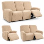 7 Seater Recliner Loose Sofa Covers – Stretch Elastic Washable Furniture Protector