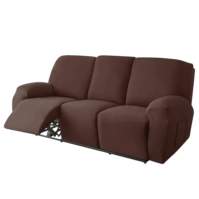 3 Seater Recliner Loose Covers | Stretch Washable Sofa Covers
