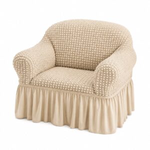 1 Seater Bubble Loose Cover | Stretch Washable Sofa Cover