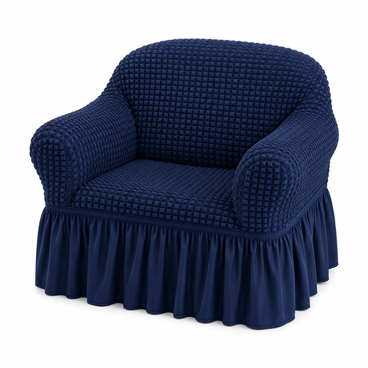 1 Seater Bubble Loose Cover | Stretch Washable Sofa Cover