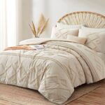 4 Piece Luxury Tufted Duvet Cover Set 6x6/6x7 – New Design Microfibre Bedding Set
