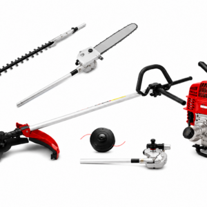 Premier 2-Stroke 4-in-1 Side Pack Brush Cutter – Brush Cutter, Hedge Trimmer & Chainsaw