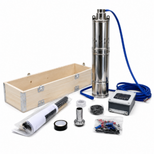 Premier 48V 400W DC Solar Brushless Submersible Pump – 55M Head, 1.5 Inch Outlet