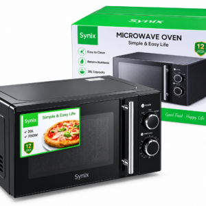 Synix 20L 700W Microwave Oven – Easy to Clean