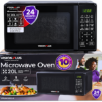Vision Plus 20L Microwave Oven – Easy to Clean with Child Safety Lock